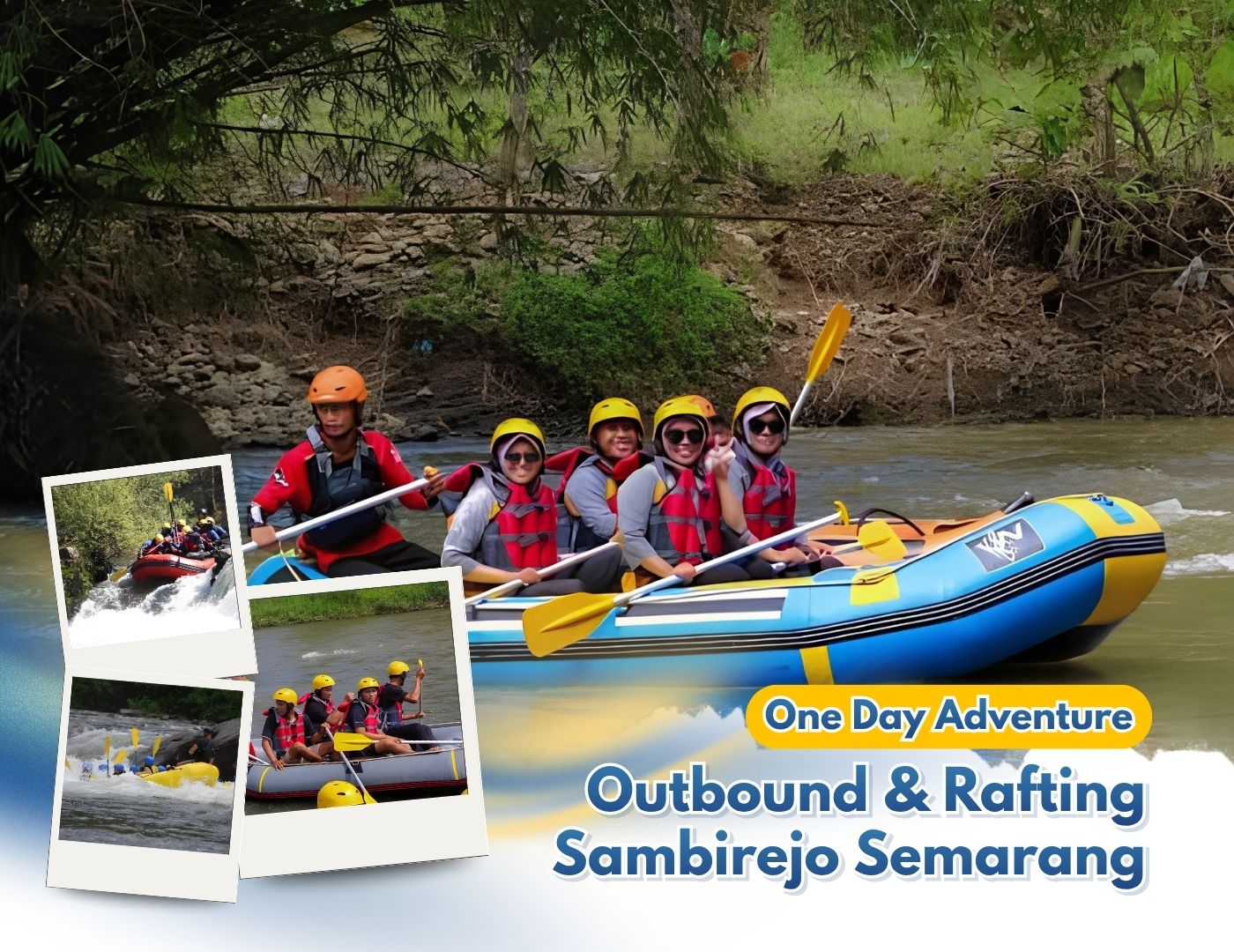 One Day Adventure: Outbound & Rafting Sambirejo Semarang