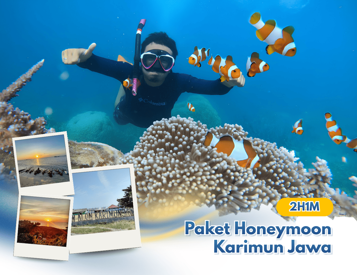 Paket Honeymoon Karimun Jawa 2 Hari 1 Malam