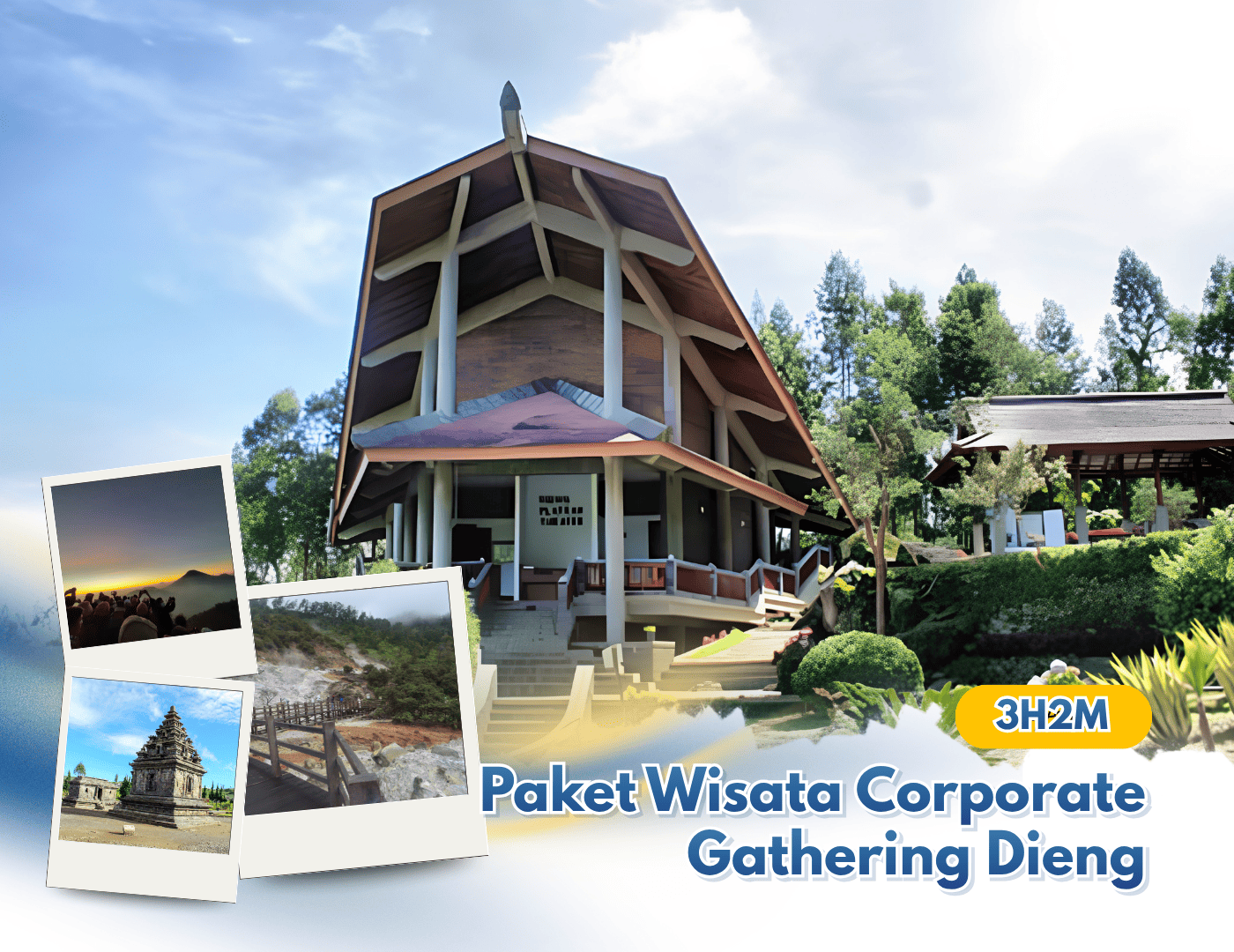 Paket Wisata Corporate Gathering Dieng 3 Hari 2 Malam