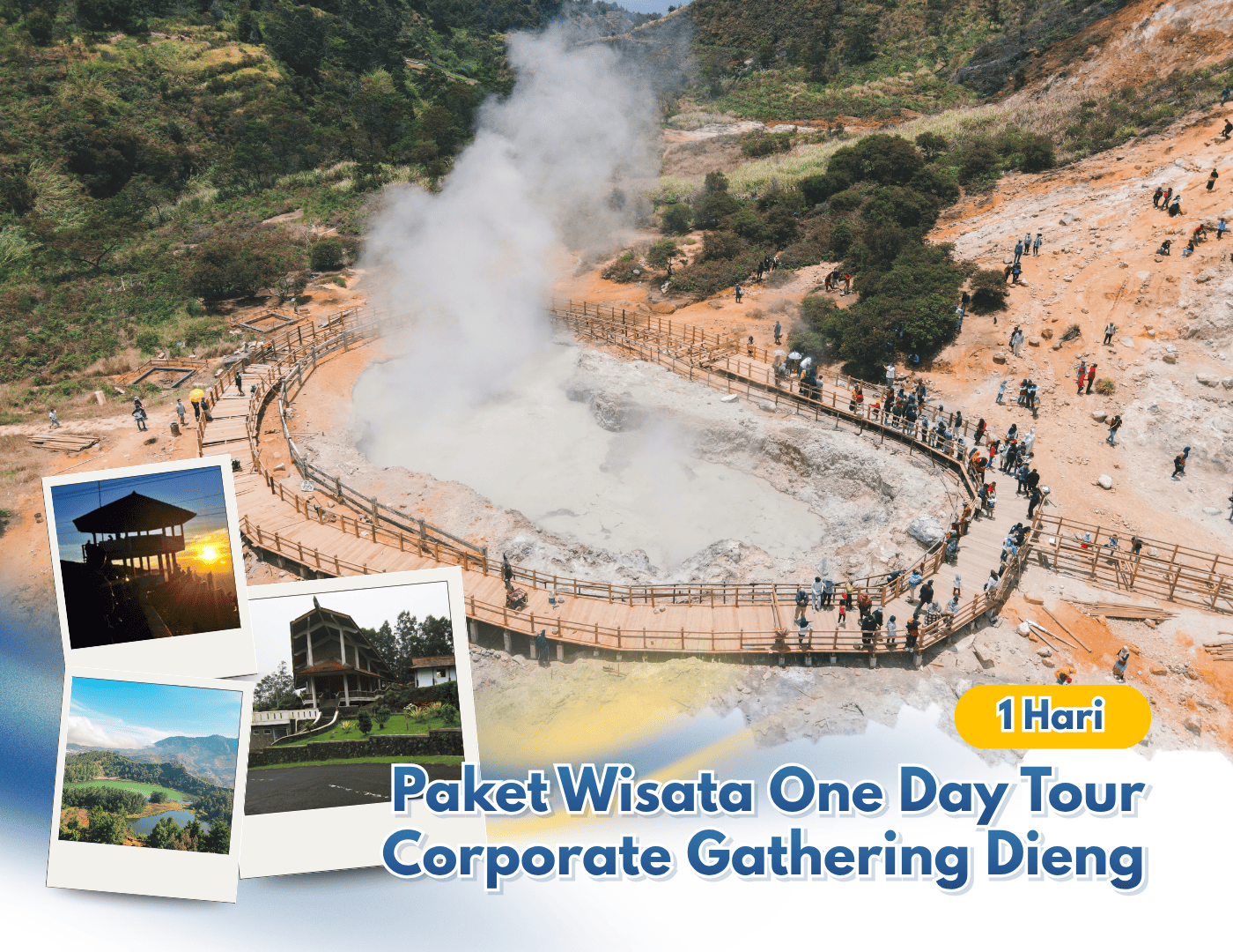 Paket Wisata One Day Tour Corporate Gathering Dieng 1 Hari