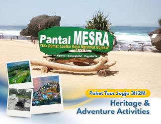 Paket Tour Jogja 3H2M - Heritage & Adventure Activities