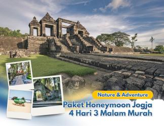 Paket Honeymoon Jogja 4 Hari 3 Malam Murah, Nature & Adventure